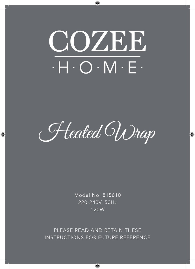 cozee home 815610 instruction manual