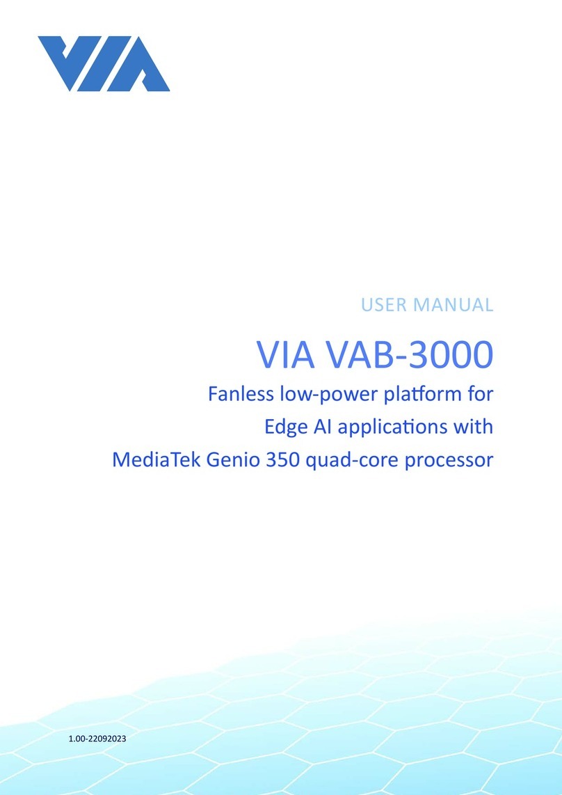 VIA Technologies VAB-3000 User manual VIA Technologies VAB-3000 User manual