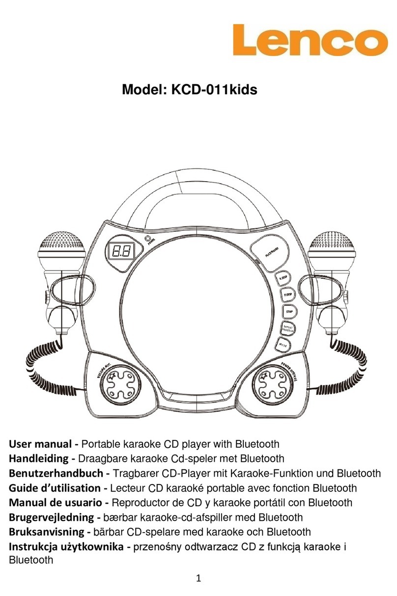 LENCO KCD-011kids user manual