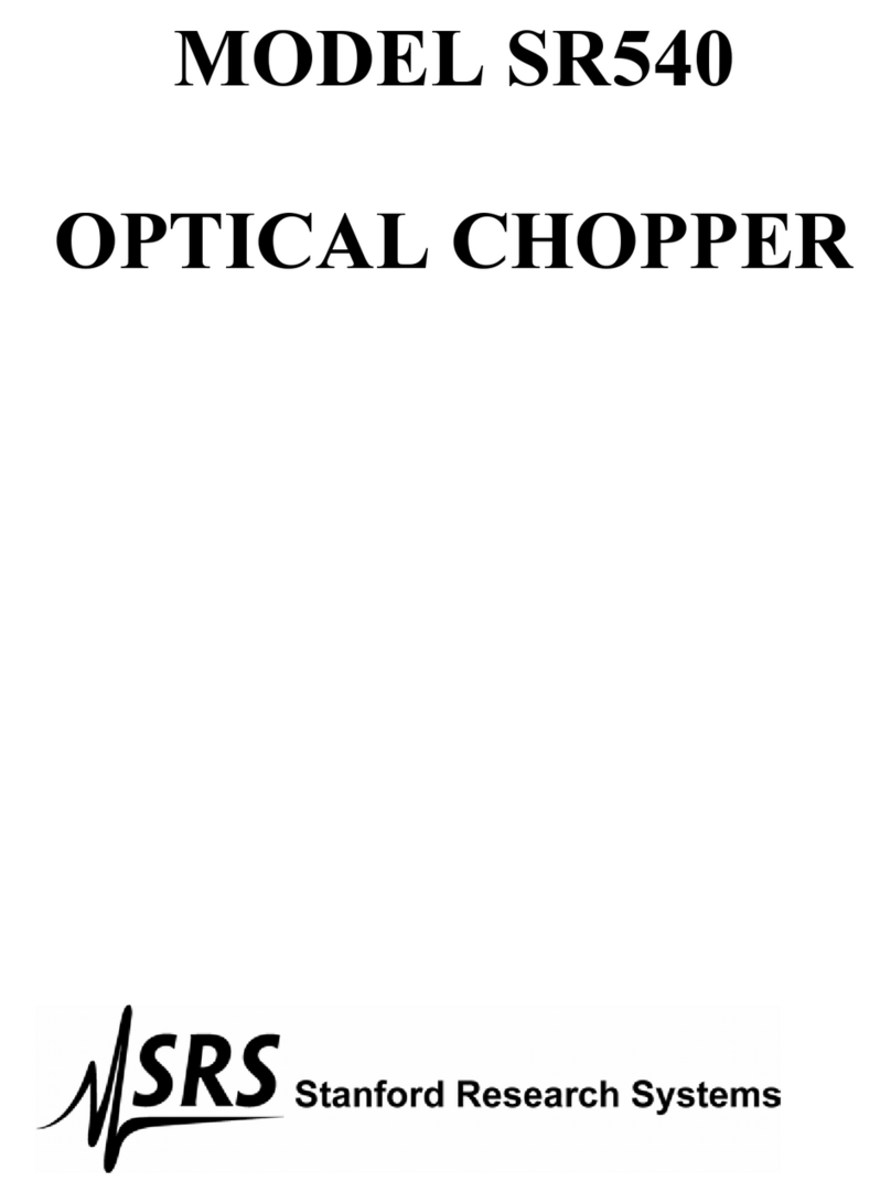 SRS Labs SR540 manual