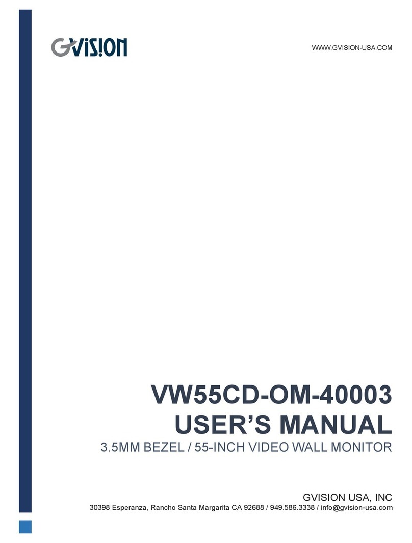 GVision VW55CD-OM-40003 User manual
