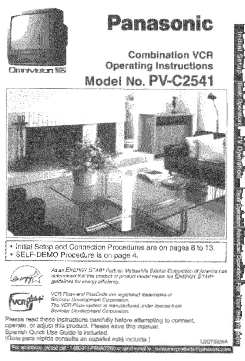 Panasonic PV-C2541 User manual