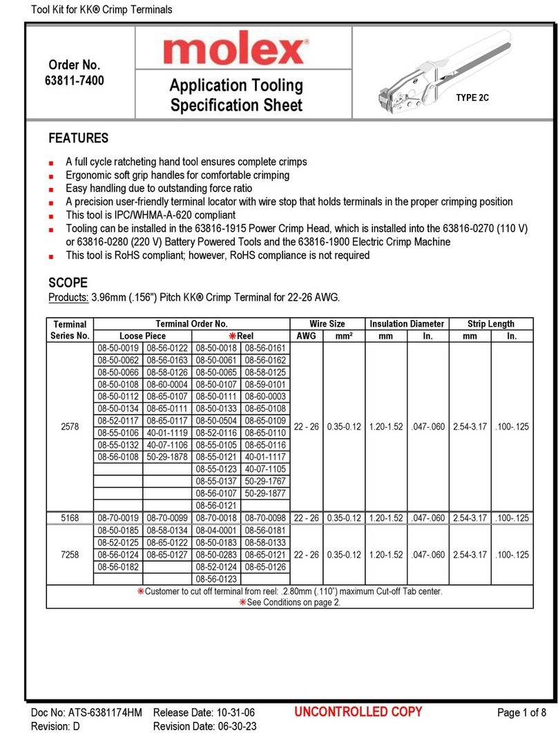molex 207129 Series User manual