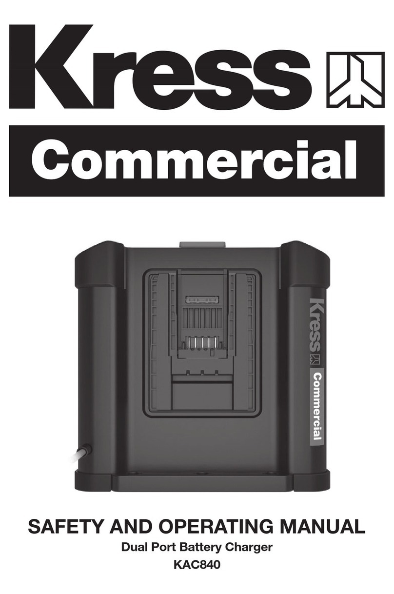KRESS KAC840 Safety and operating manual