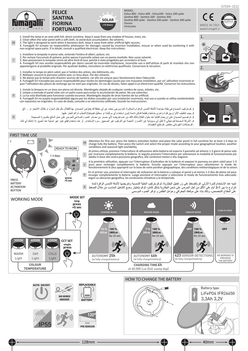 Fumagalli Felice 800 User manual