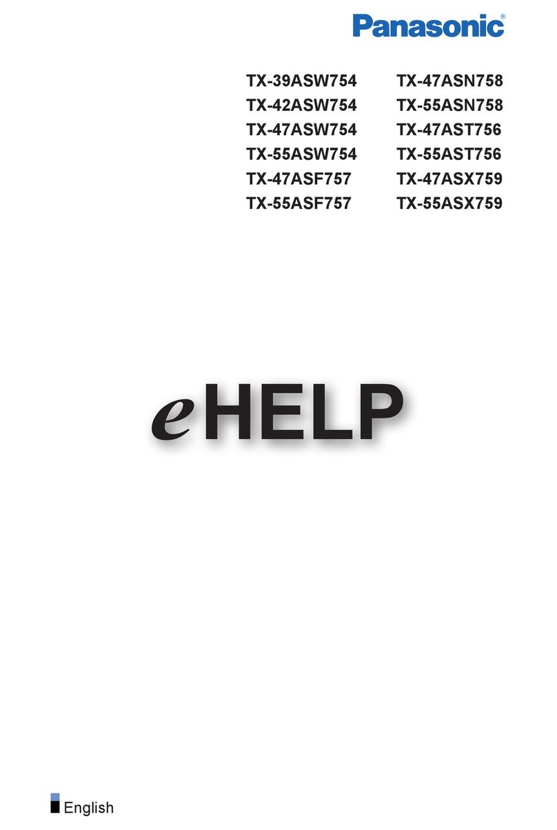 Panasonic TX-39ASW754 User manual
