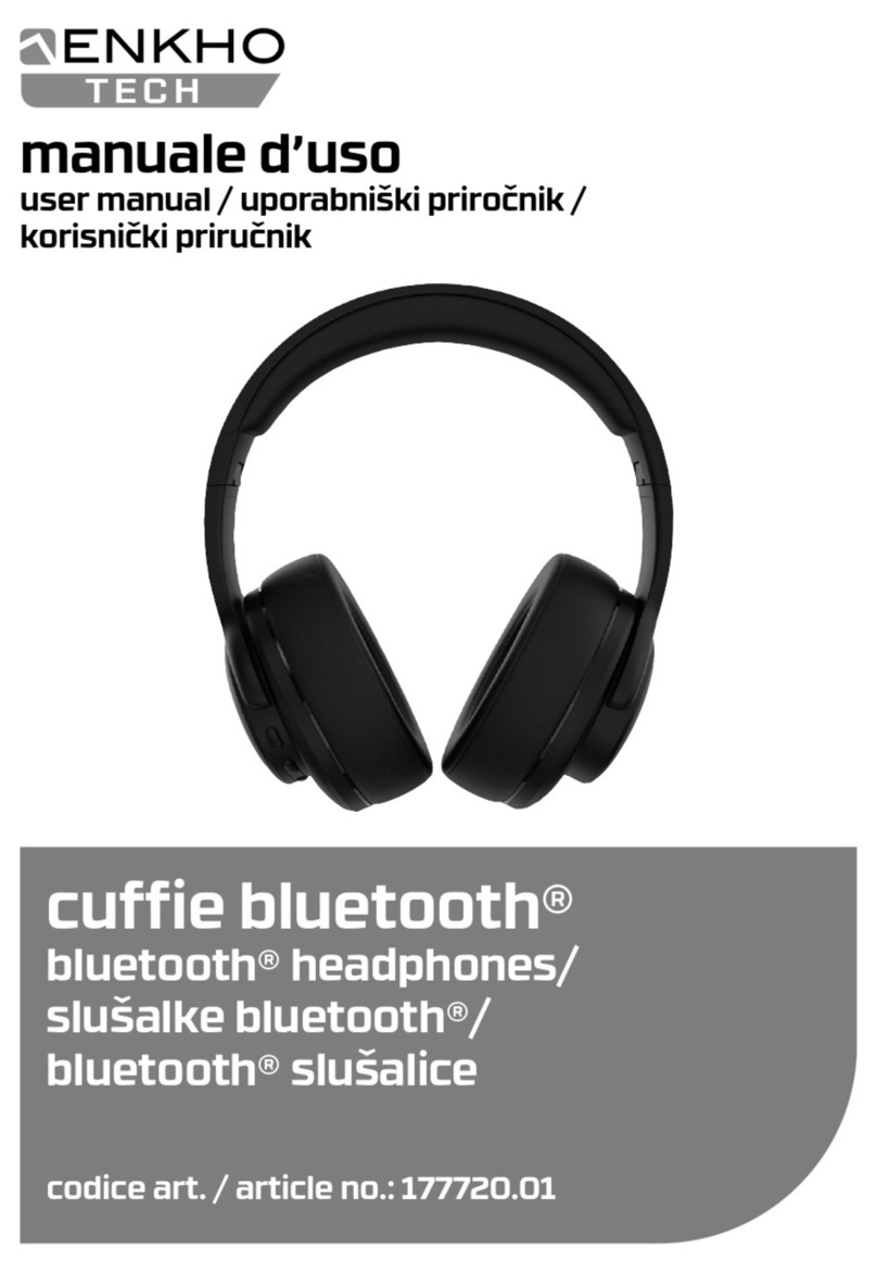 ENKHO cuffie bluetooth 177720.01 user manual