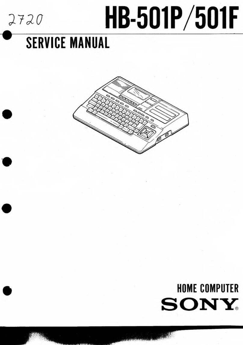 Sony HB-501P User manual