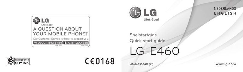 LG LG-E460 User manual