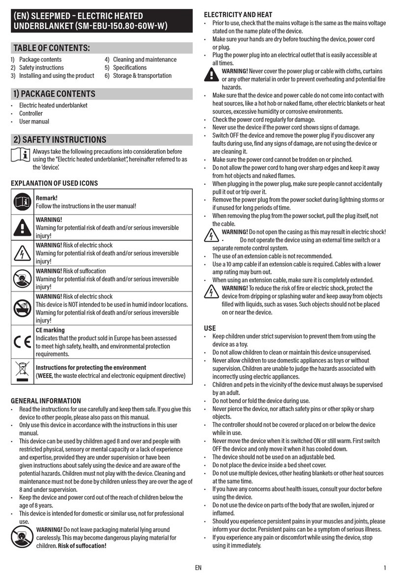 MASCOT SLEEPMED User manual