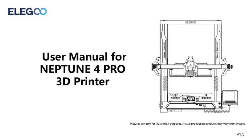 Elegoo NEPTUNE 4 PRO User manual Elegoo NEPTUNE 4 PRO User manual