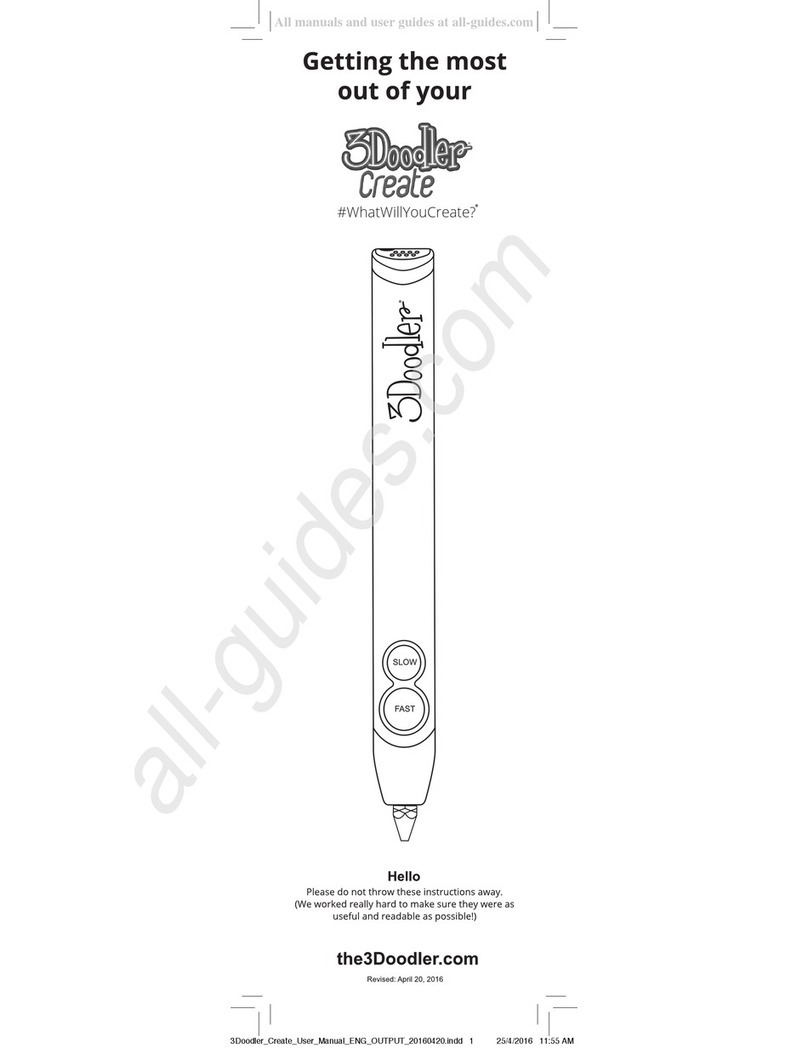 3Doodler Create quick start guide