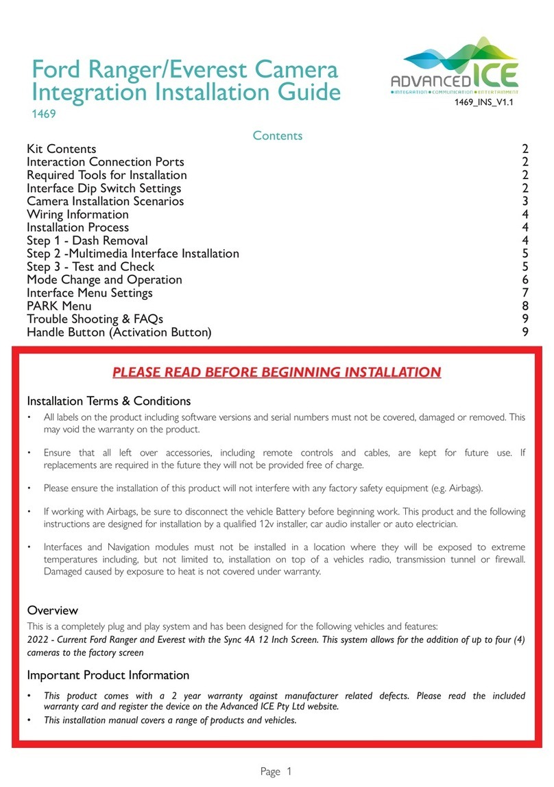 Advanced ICE 1469 User manual