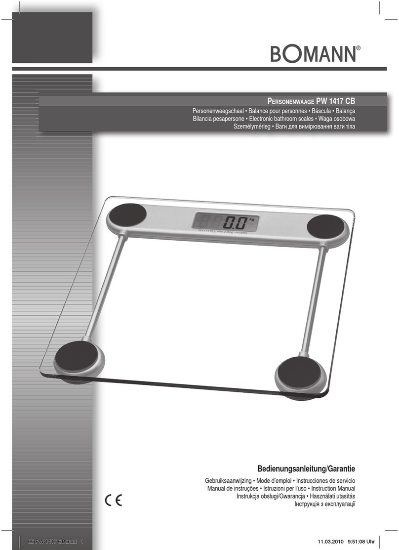 BOMANN PW 1417 CB instruction manual