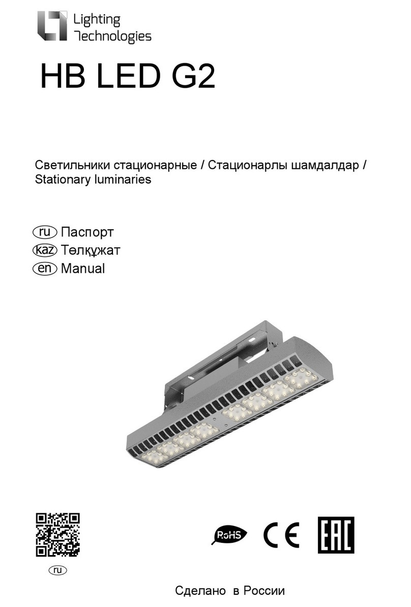 Lighting Technologies HB LED G2 Series manual