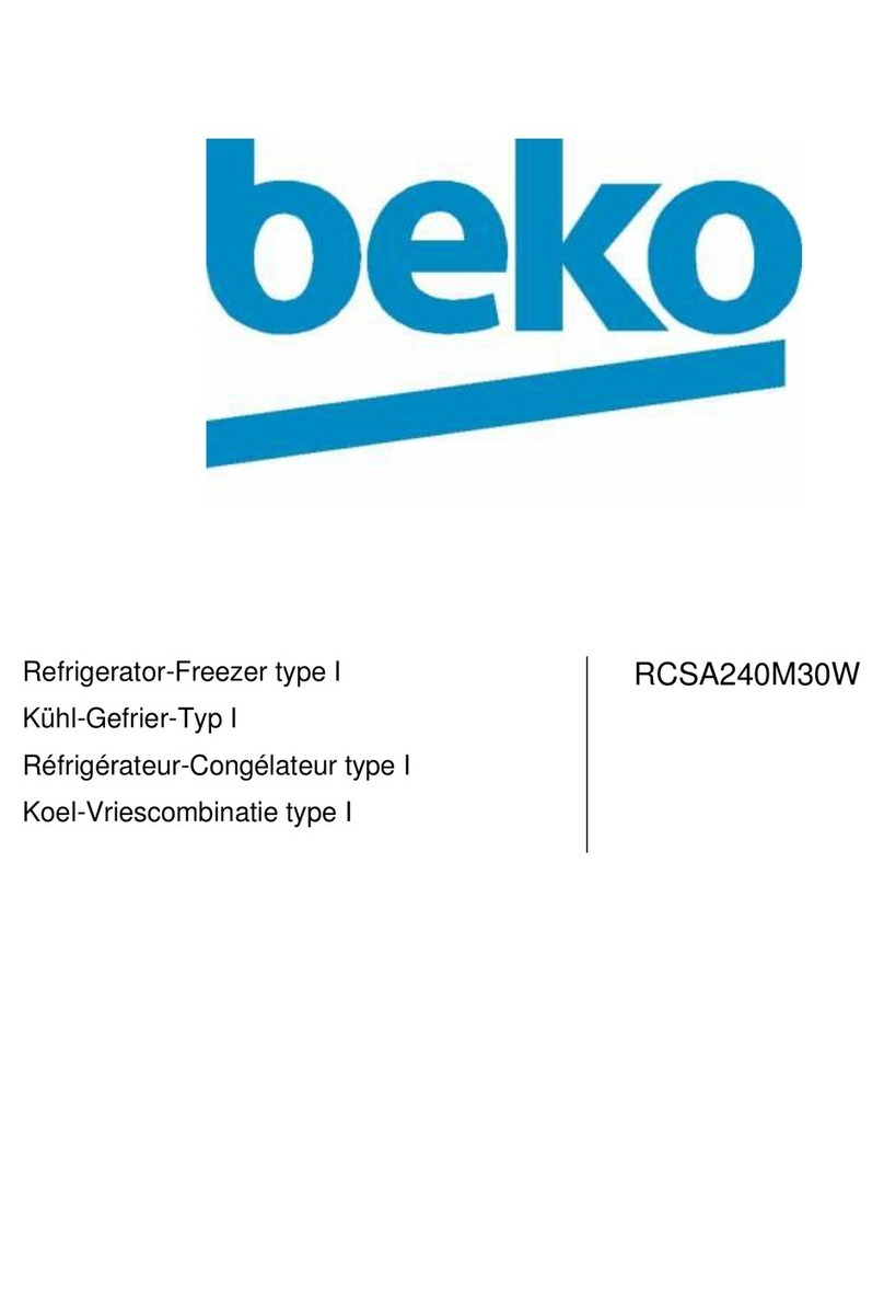 Beko RCSA240M30W User manual
