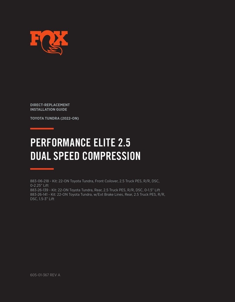 Fox ELITE 2.5 Series User manual