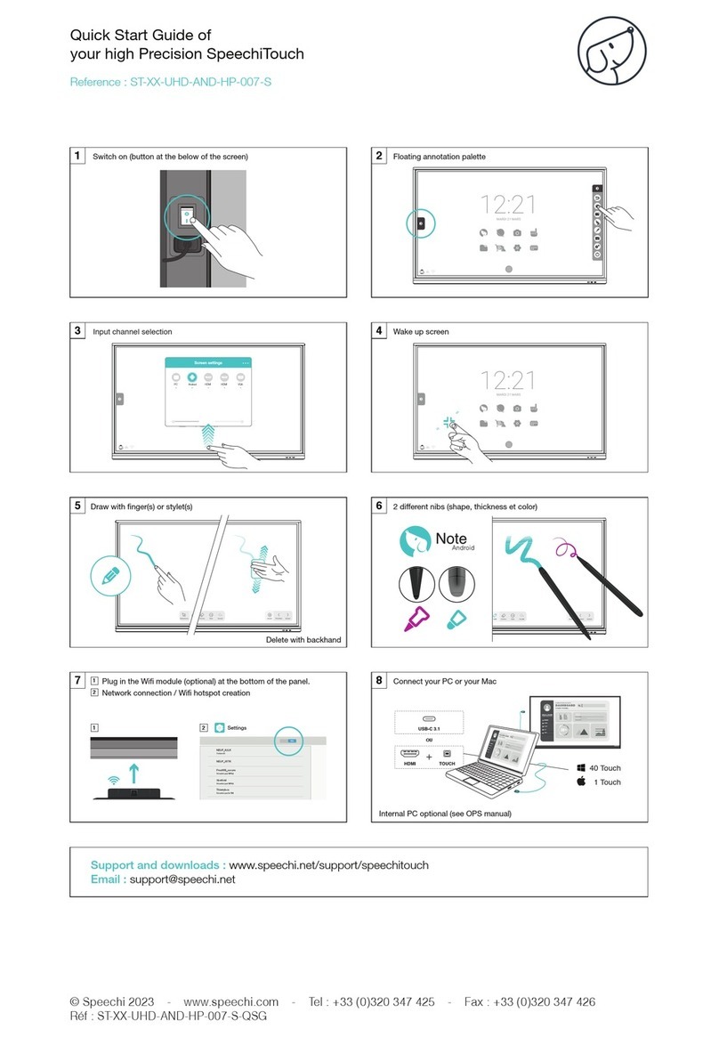 Speechi ST-XX-UHD-AND-HP-007-S-QSG quick start guide