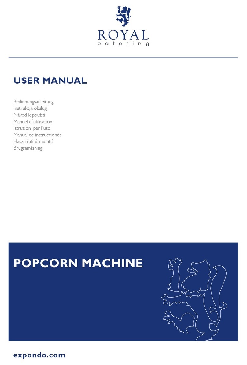 Royal Catering RCPW-16E-2F user manual