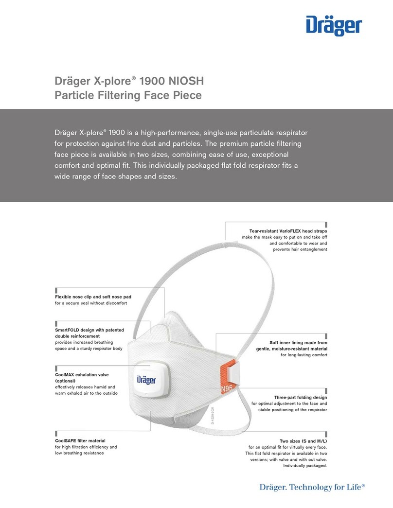 Dräger X-plore 1900 NIOSH User manual