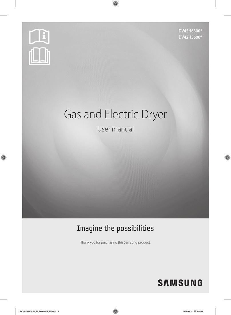 Samsung DV42H5600 Series User manual