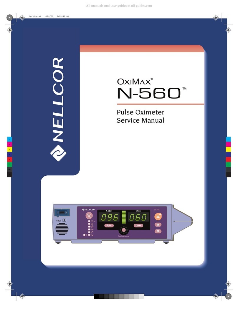 Nellcor OXIMAX N-560 Service manual