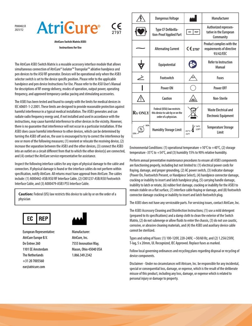 AtriCure ASB3 User manual