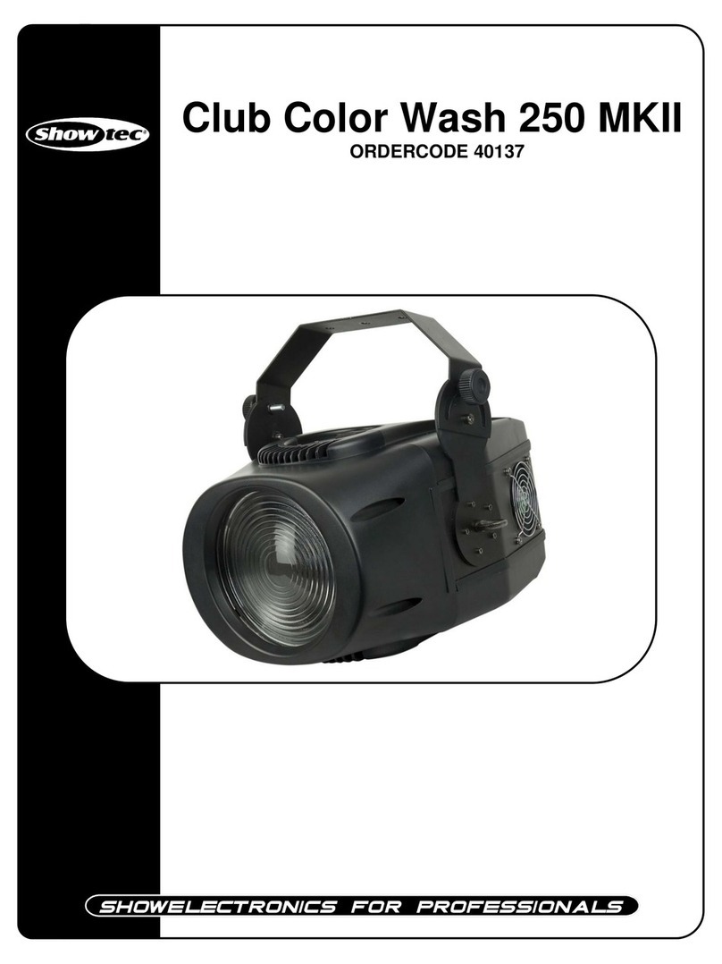 Show Tec Club Color Wash 250 MKII User manual