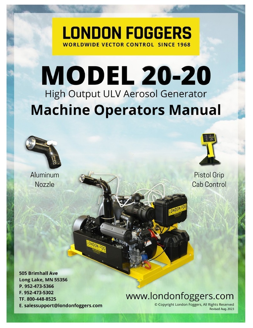 London Foggers 20-20 Operator's manual