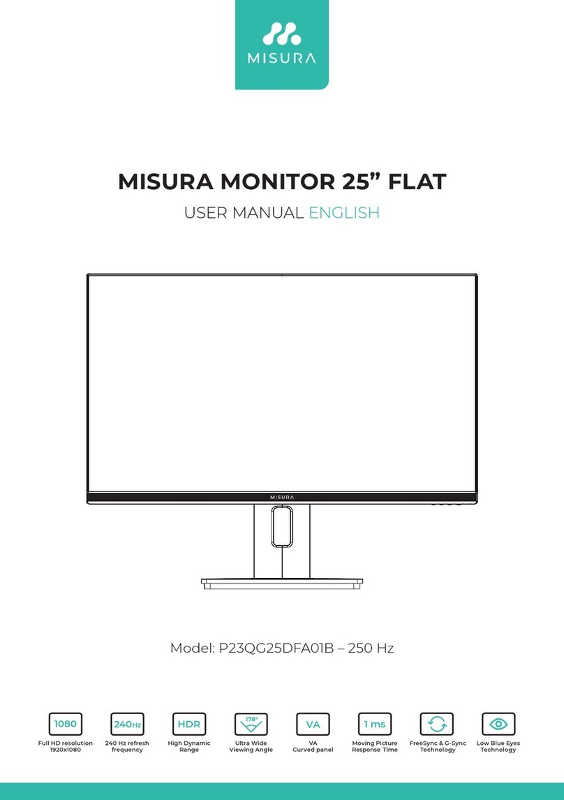 MISURA P23QG25DFA01B User manual MISURA P23QG25DFA01B User manual