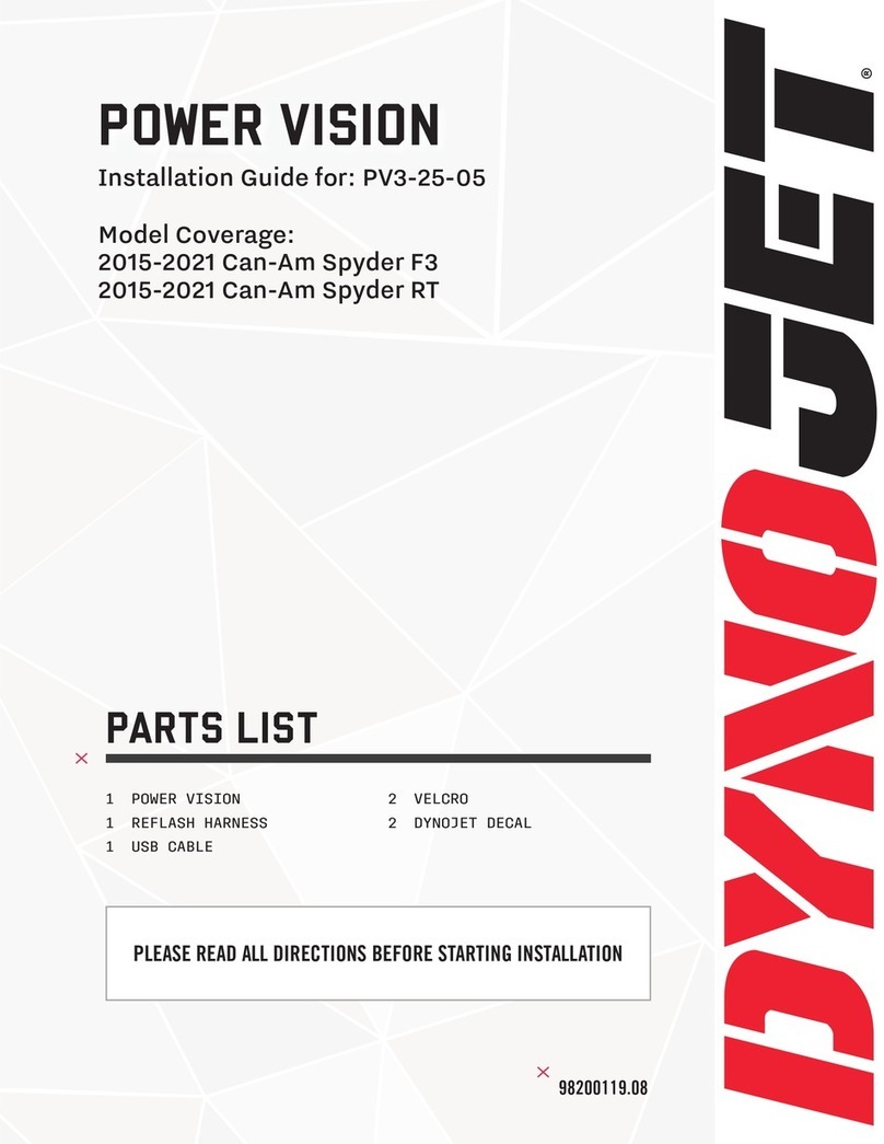 Dynojet PV3-25-05 User manual