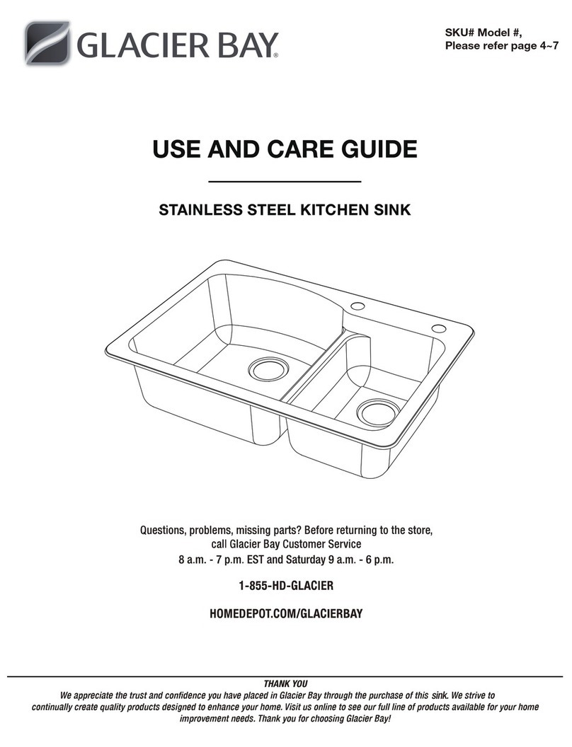 Glacier bay VT3322TA0ACC User manual Glacier bay VT3322TA0ACC User manual