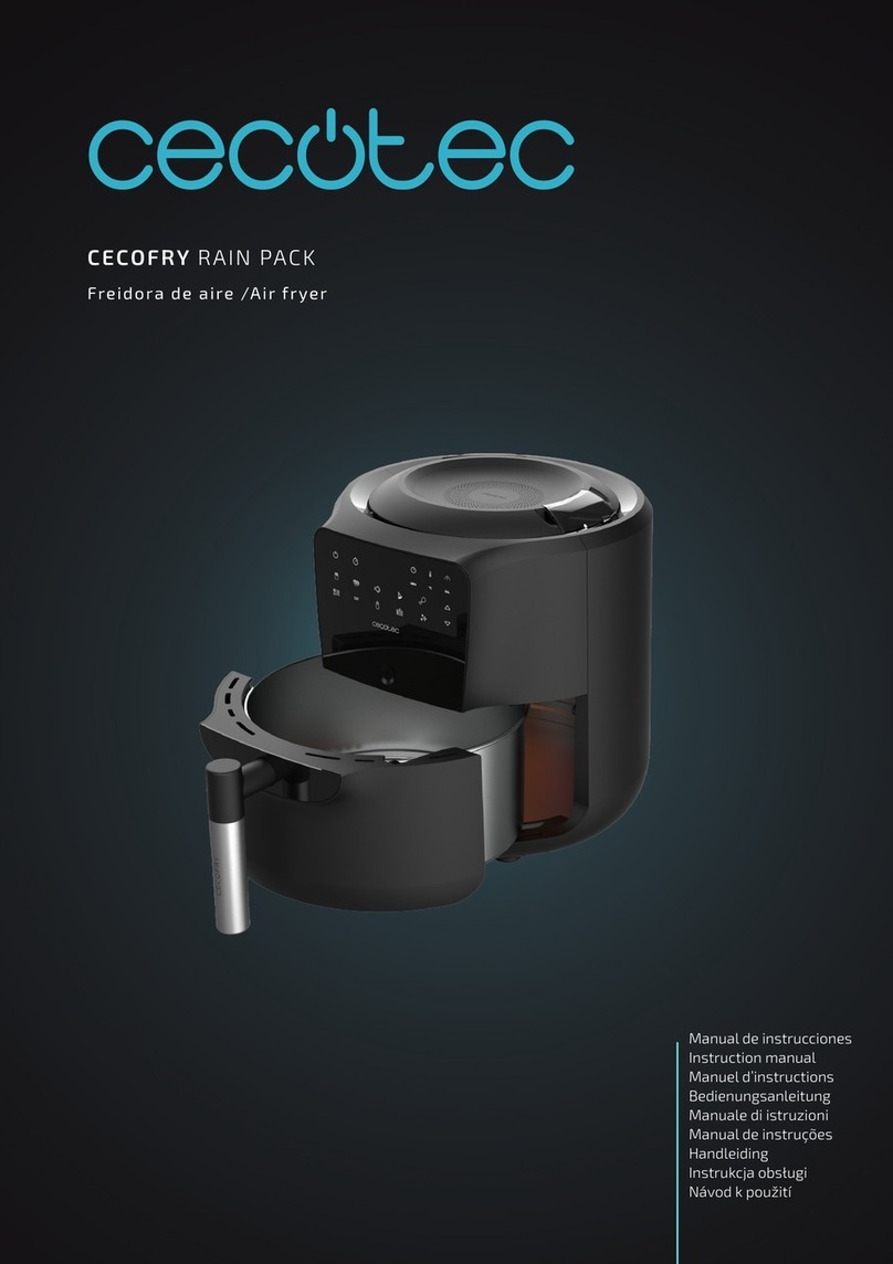 cecotec CECOFRY RAIN PACK User manual