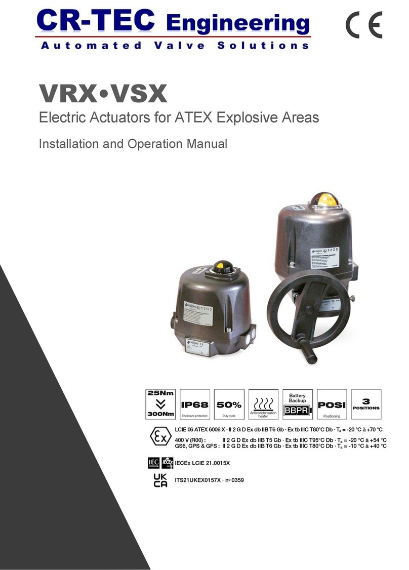 CR-Tec VRX Installation and operation manual