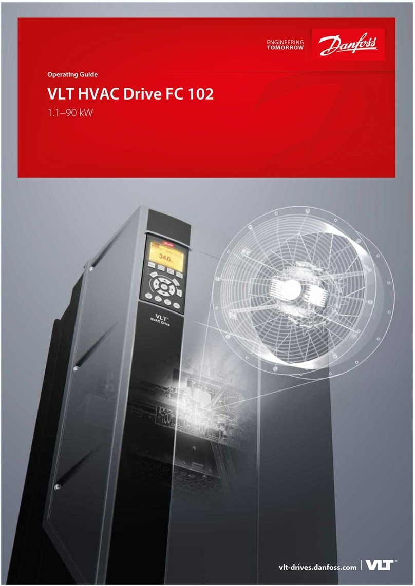Danfoss VLT HVAC Drive FC 102 User manual