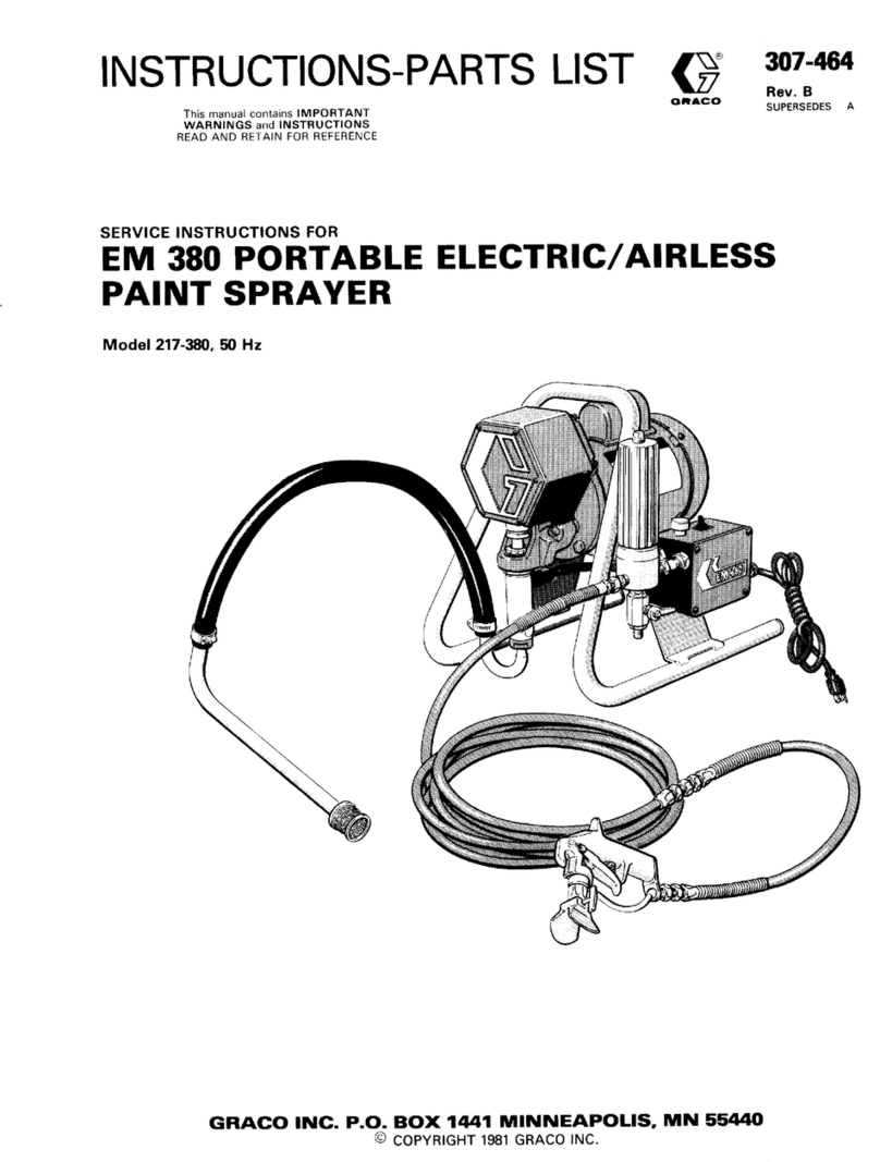 Graco EM 380 Instructions-parts list