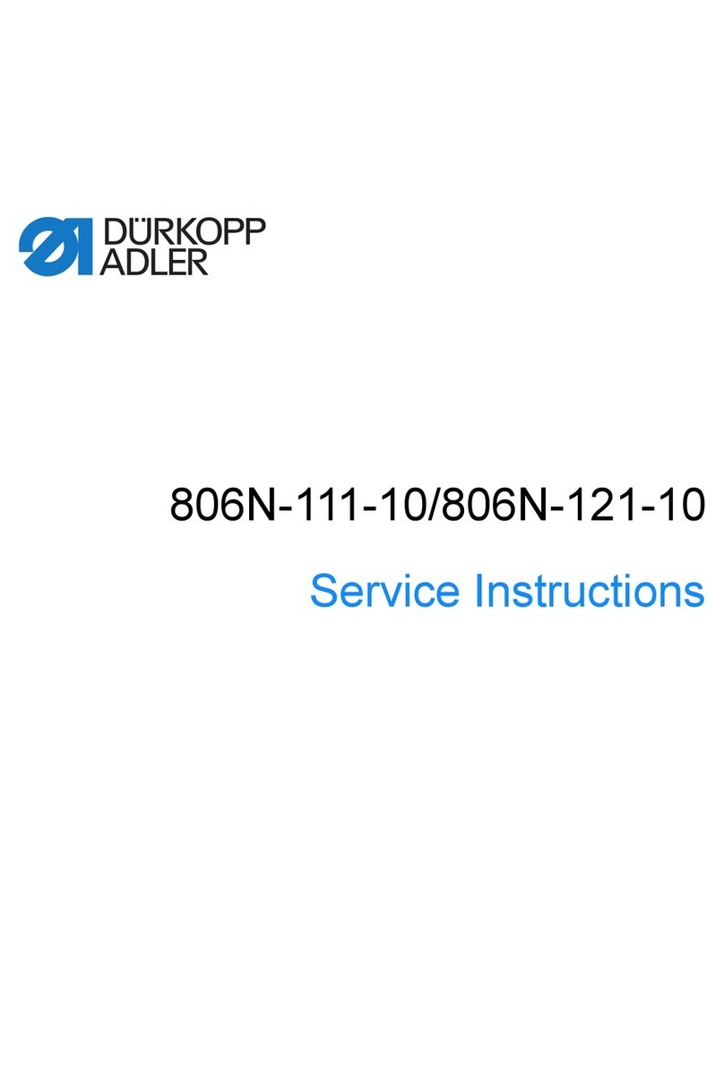Dürkopp Adler 806N-111-10 Operating instructions