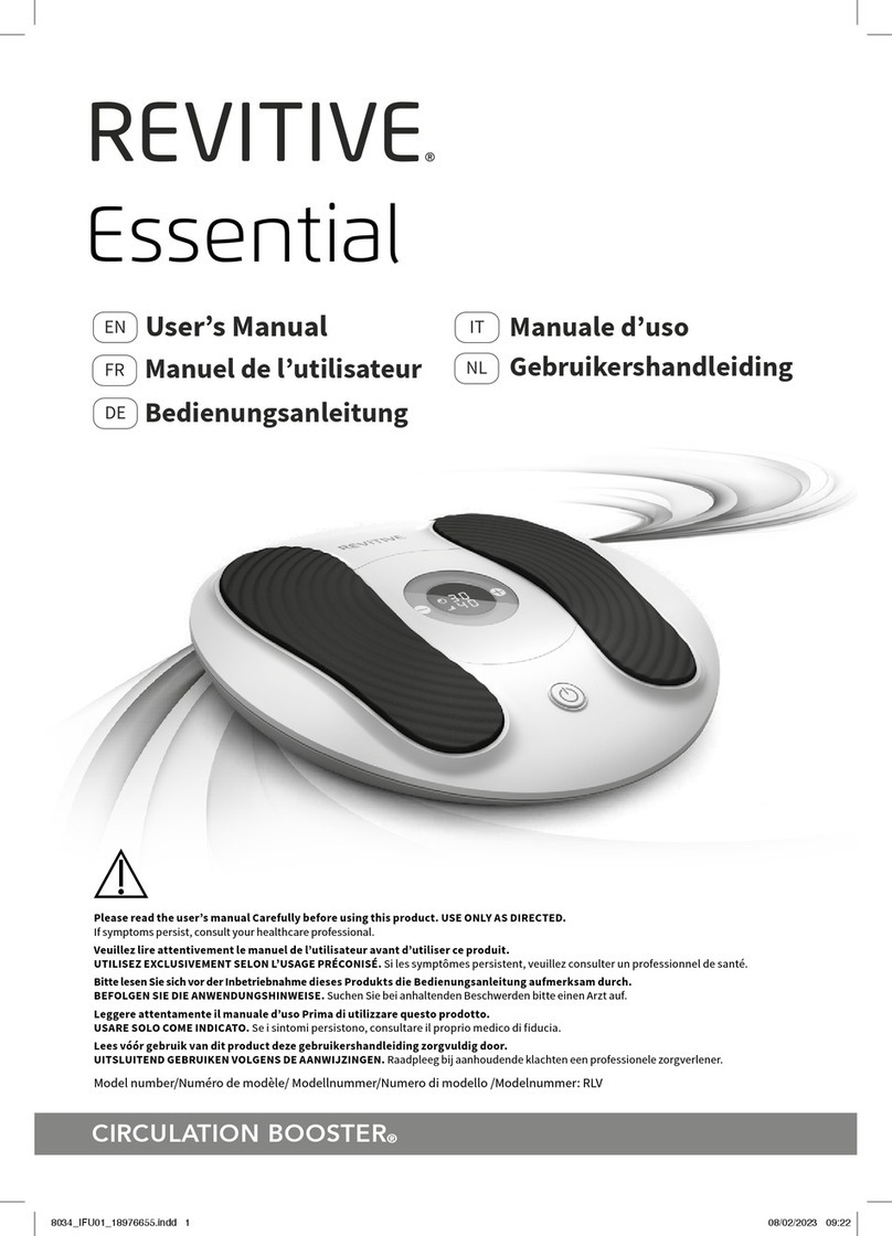 Revitive Essential RLV user manual Revitive Essential RLV user manual