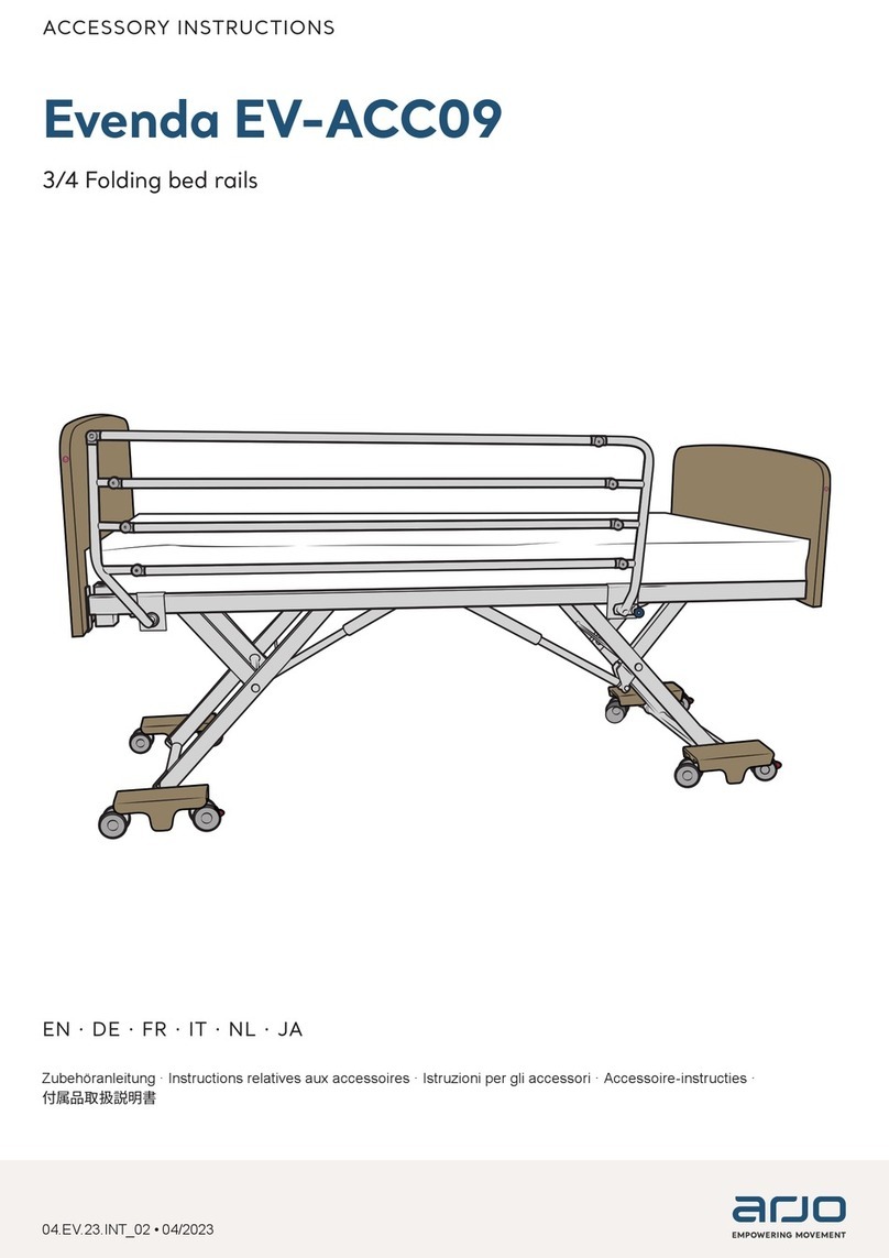 Arjo Evenda EV-ACC09 Accessories Instructions