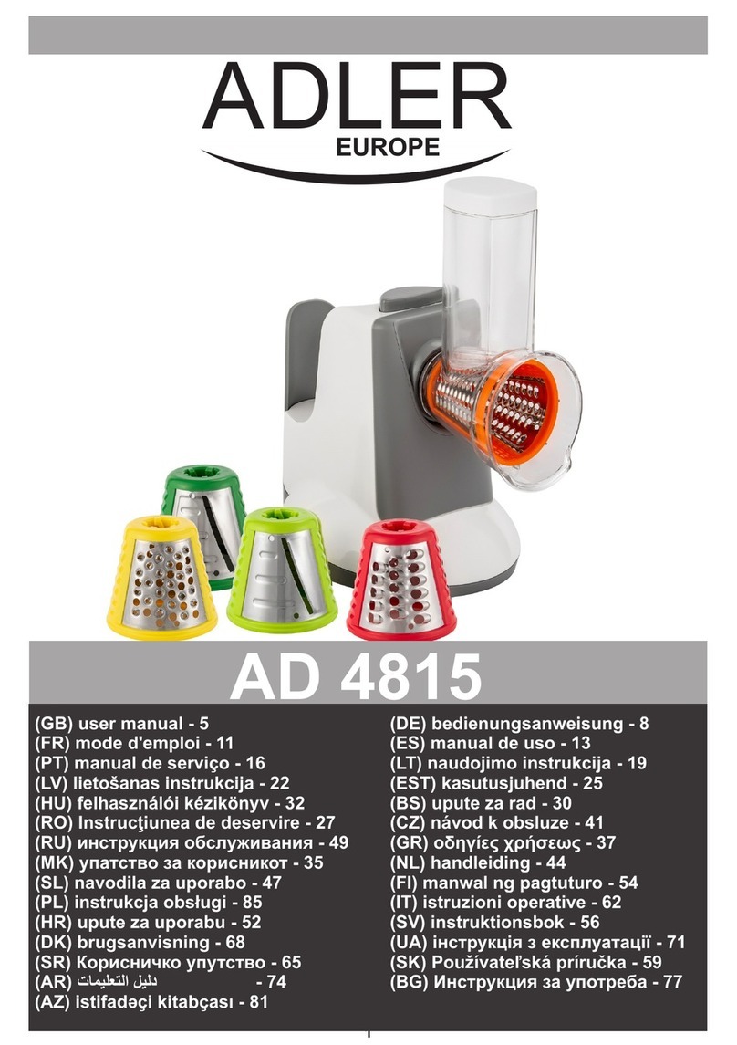 Adler Europe AD 4815 user manual