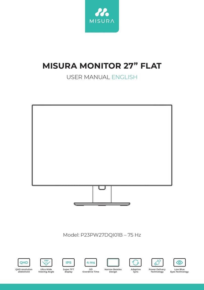 MISURA P23PW27DQI01B User manual MISURA P23PW27DQI01B User manual