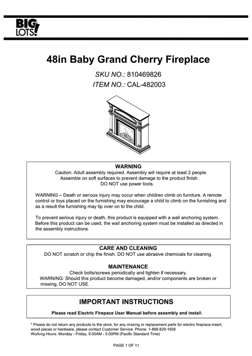 Big Lots CAL-482003 manual