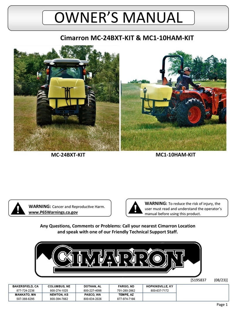Cimarron MC-24BXT-KIT owner's manual