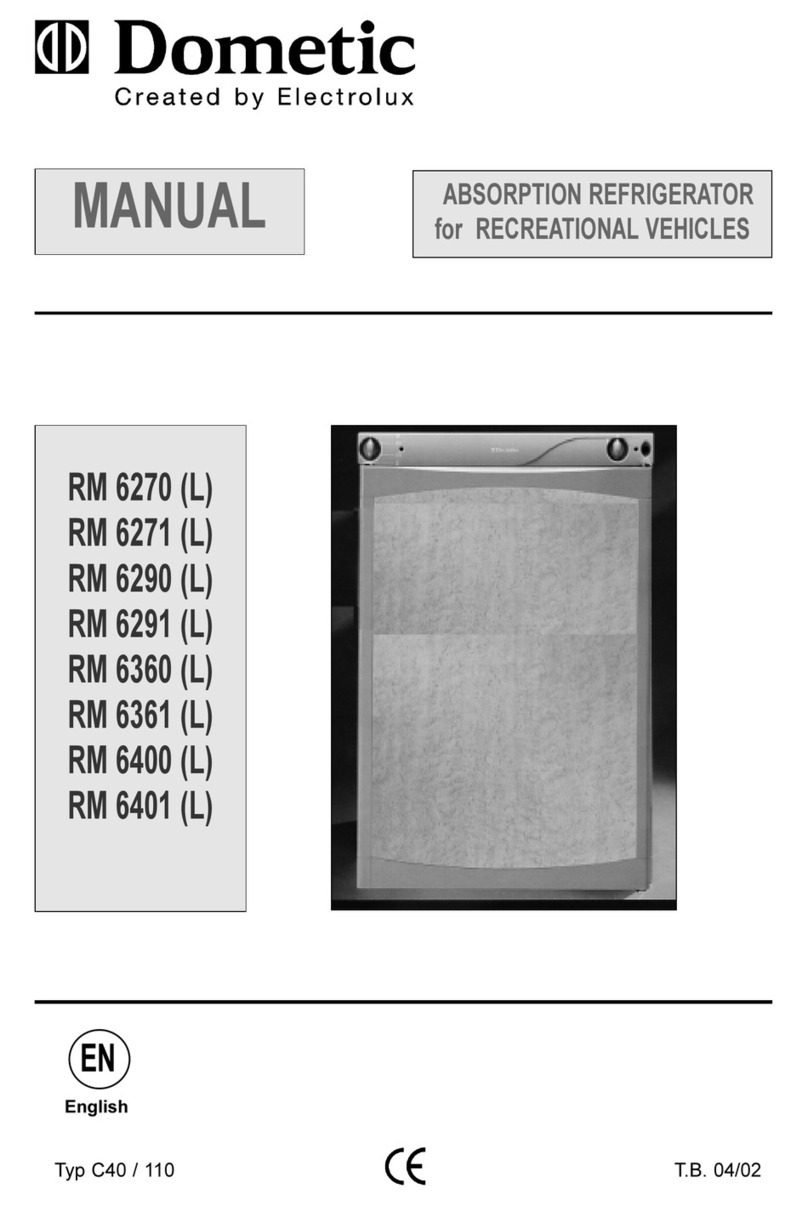 Electrolux Dometic RM 6270 manual