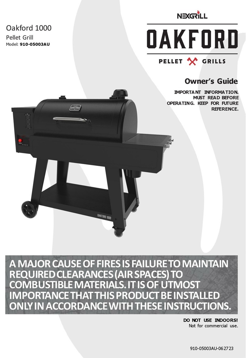 Nexgrill Oakford 1000 owner's guide