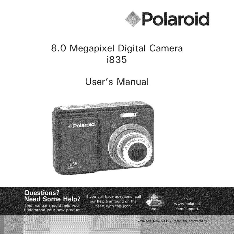 Polaroid i835 User manual Polaroid i835 User manual
