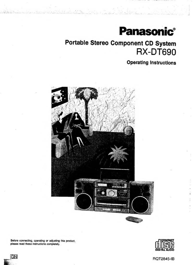 Panasonic RX-DT690 operating instructions