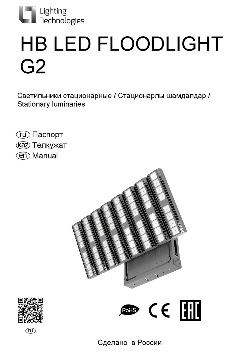 Lighting Technologies HB LED G2 Series User manual
