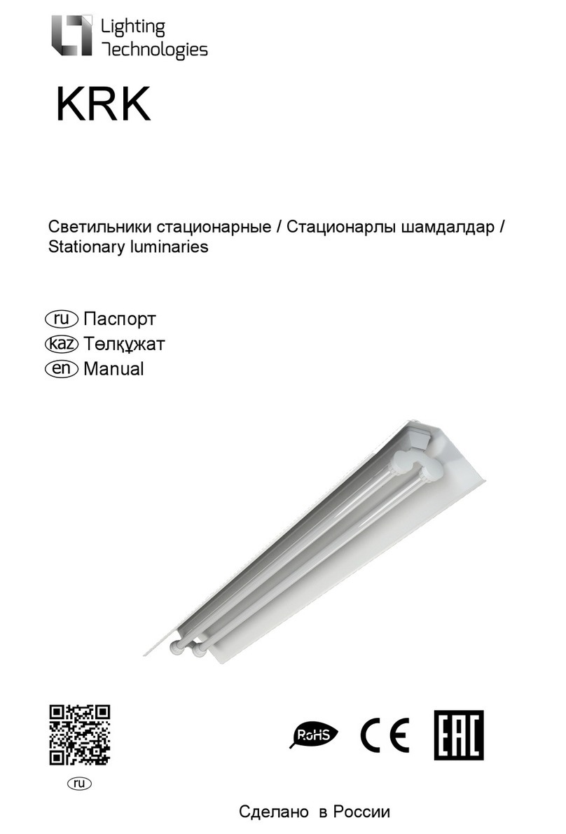 Lighting Technologies KRK Series User manual