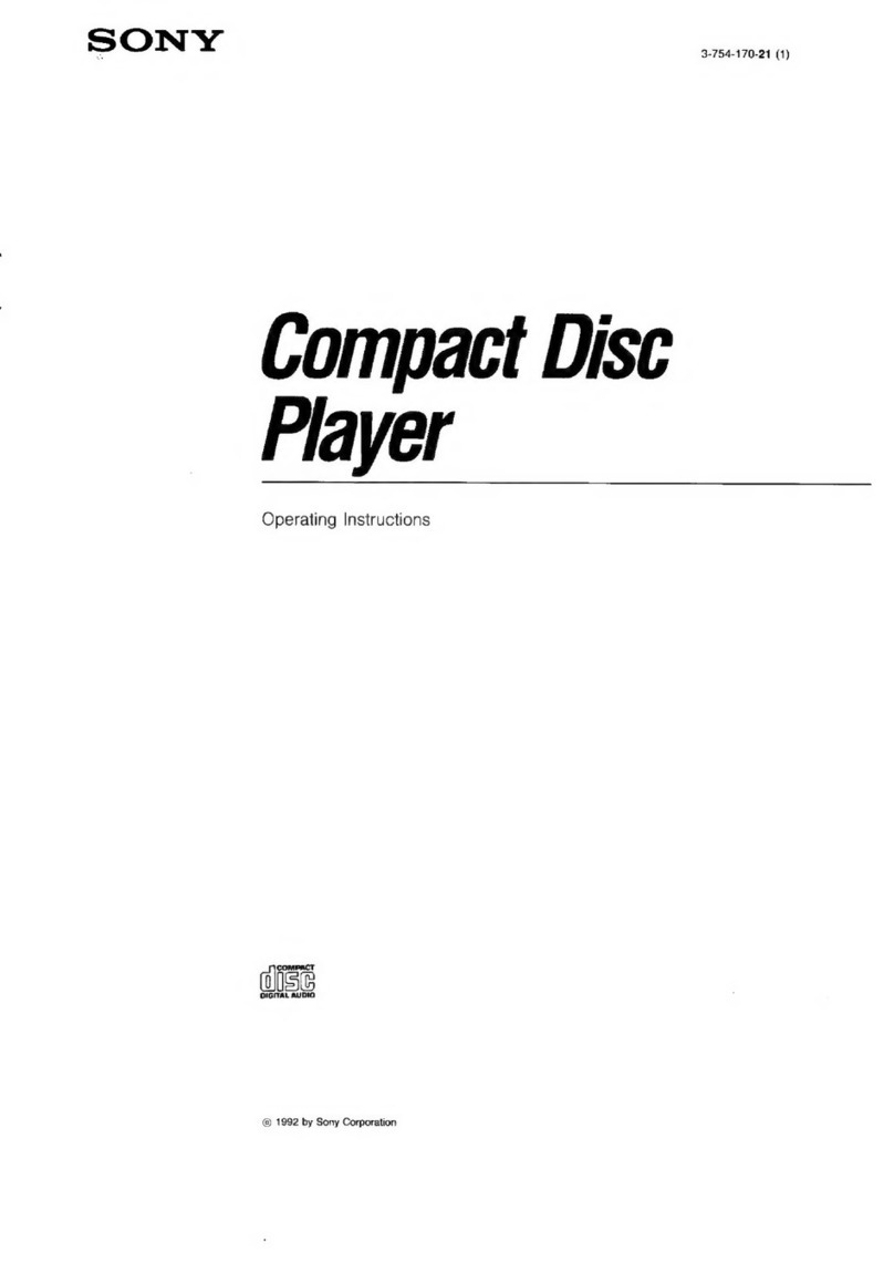 Sony CDP-991 User manual